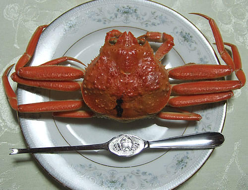 輪島からの蟹